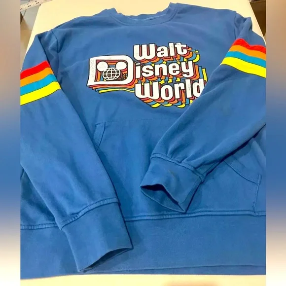 Walt Disney World Crew Neck S vintage Style Walt Disneyland Epcot MGM - Picture 2 of 9